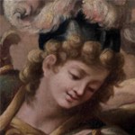 San Michele Arcangelo sconfigge il demonio tra San Carlo Borrromeo e San Filippo Neri